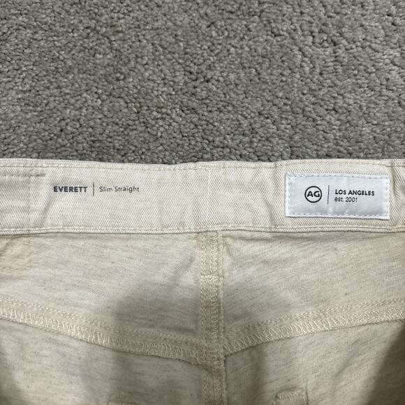 AG Adriano Goldschmied Everett Jeans Mens 30x34 Slim Straight Stretch Denim Pant - Picture 2 of 7